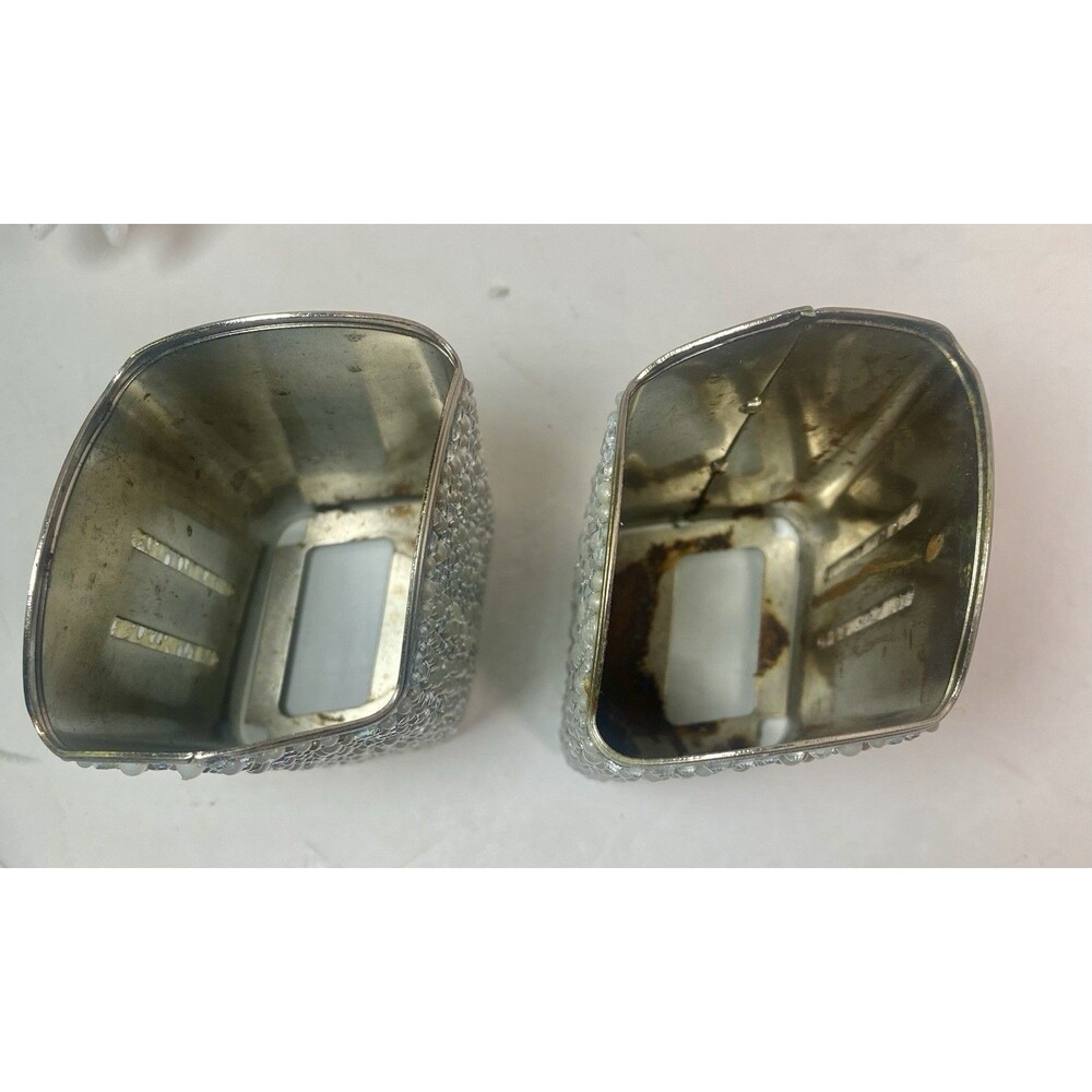 2 Bath & Body Works Tossed Gems Soap Holder Silver and 3 Wick Candle Holder - Picture 11 of 12